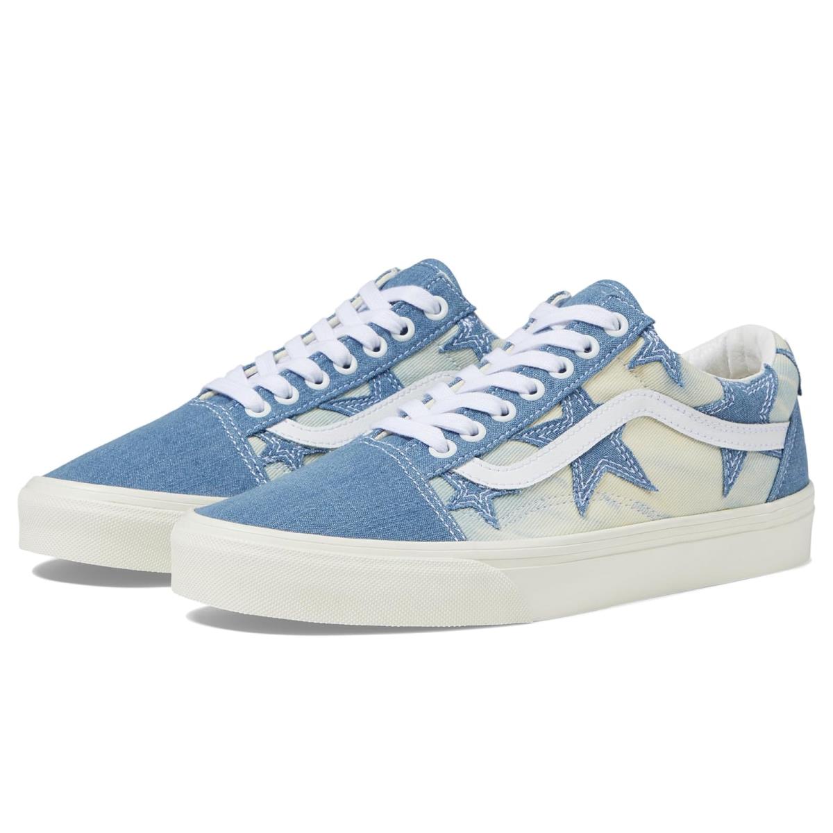 Unisex Sneakers Athletic Shoes Vans Old Skool Starry Night Denim