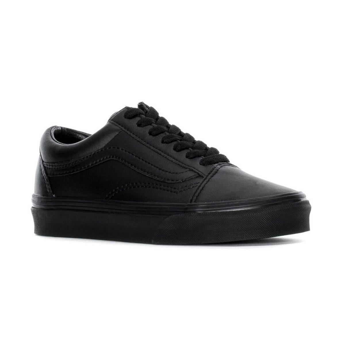 Vans U Old Skool Sneakers Black Mono Classic Tumble