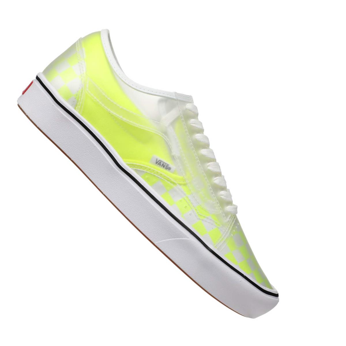 Unisex Sneakers Athletic Shoes Vans Comfycush Slip-skool Safety Yellow/True White