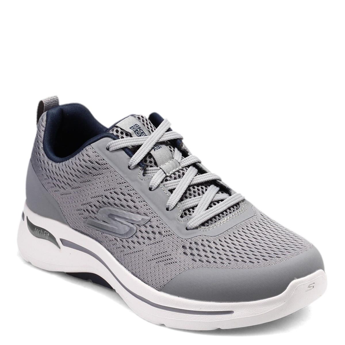 Men`s Skechers Gowalk Arch Fit - Idyllic Sneaker - Wide Width 216116WW-GYNV Gra