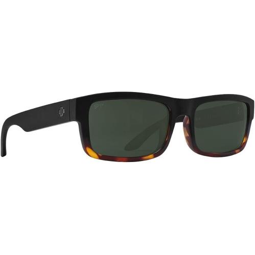 Spy Optic Discord Lite Square Sunglasses Color Soft Matte Black Tort Fade