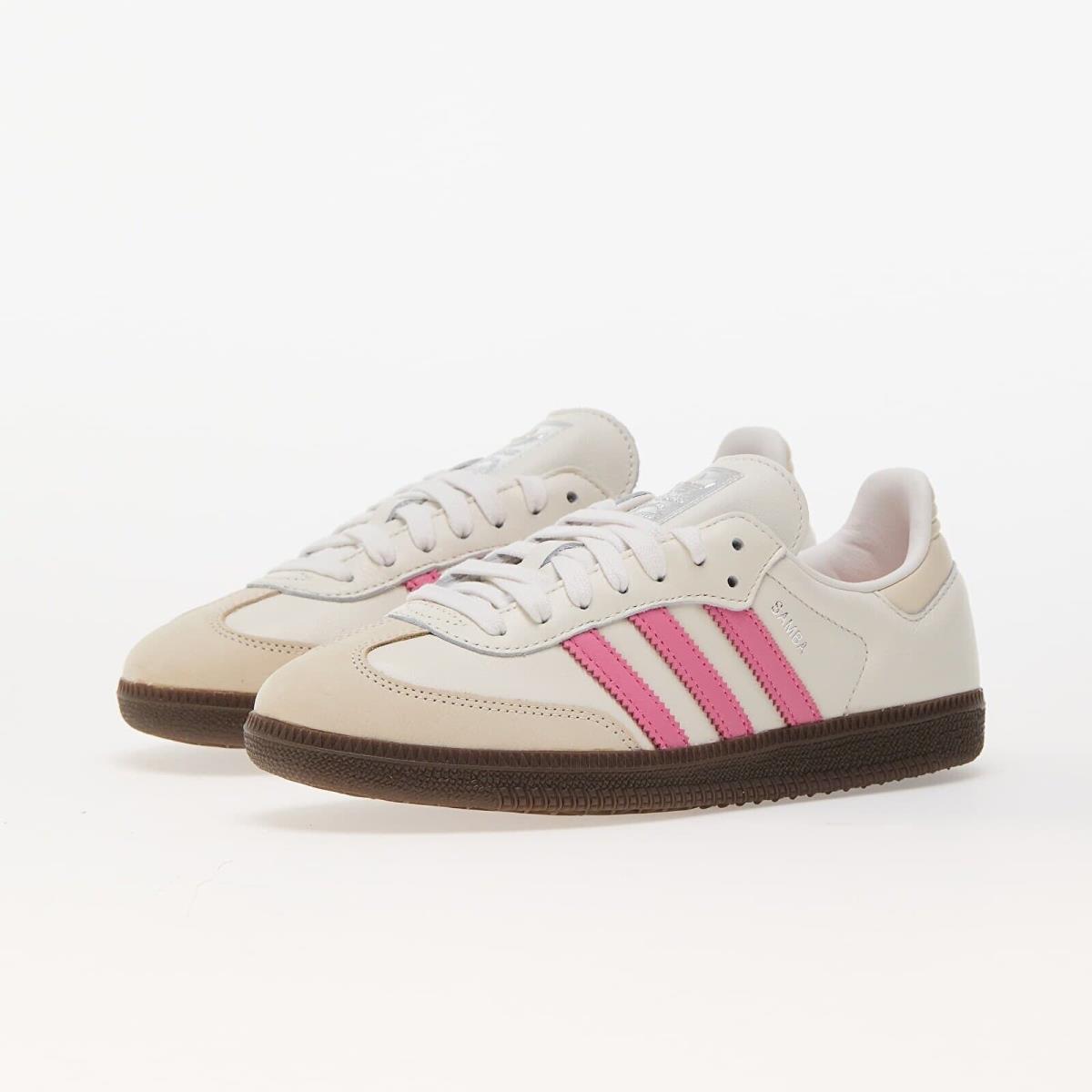 W Adidas Originals Samba OG White Lucid Pink IG1962 Womens Casual Shoes Sneakers