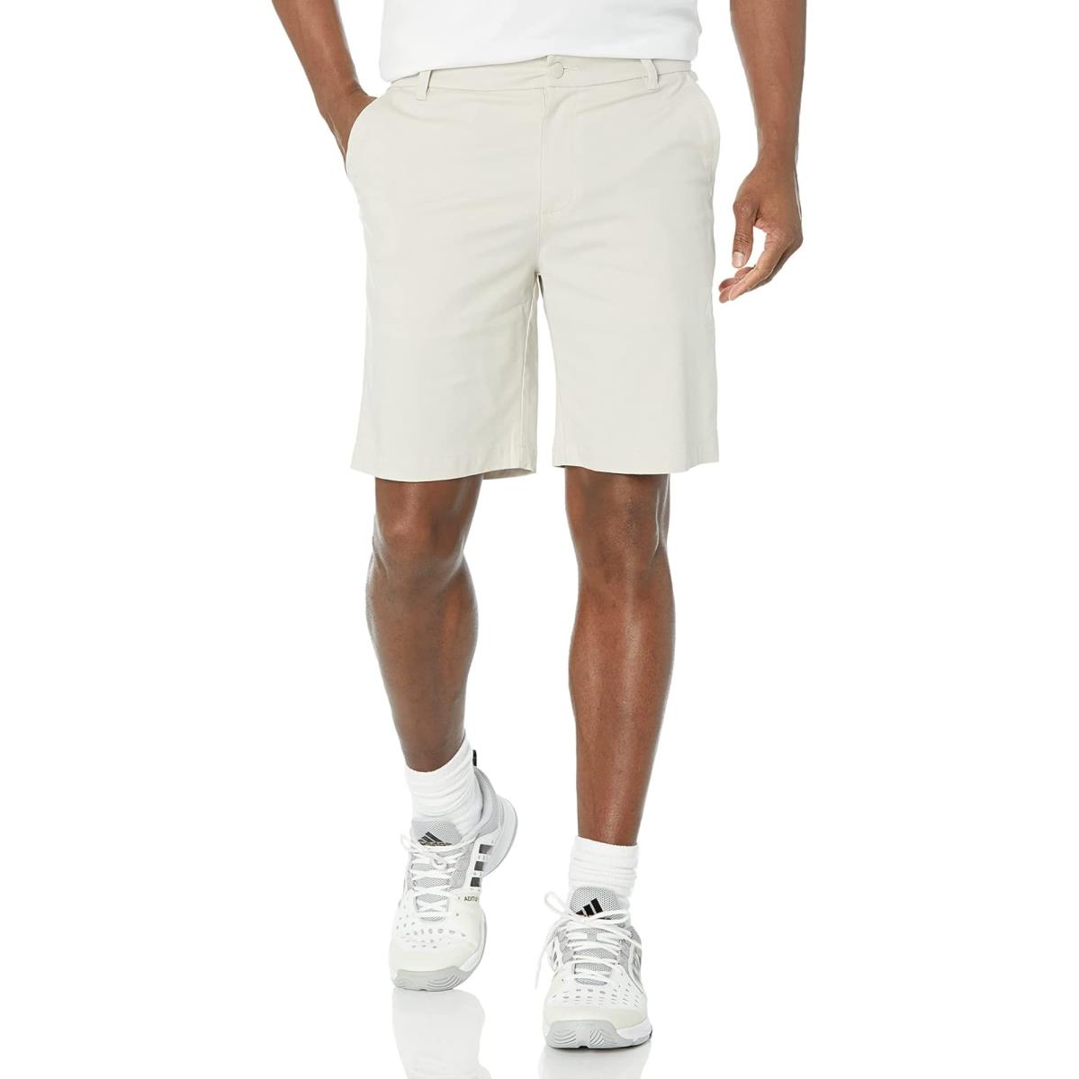 Man`s Shorts Adidas Golf Go-to 9 Golf Shorts Clear Brown