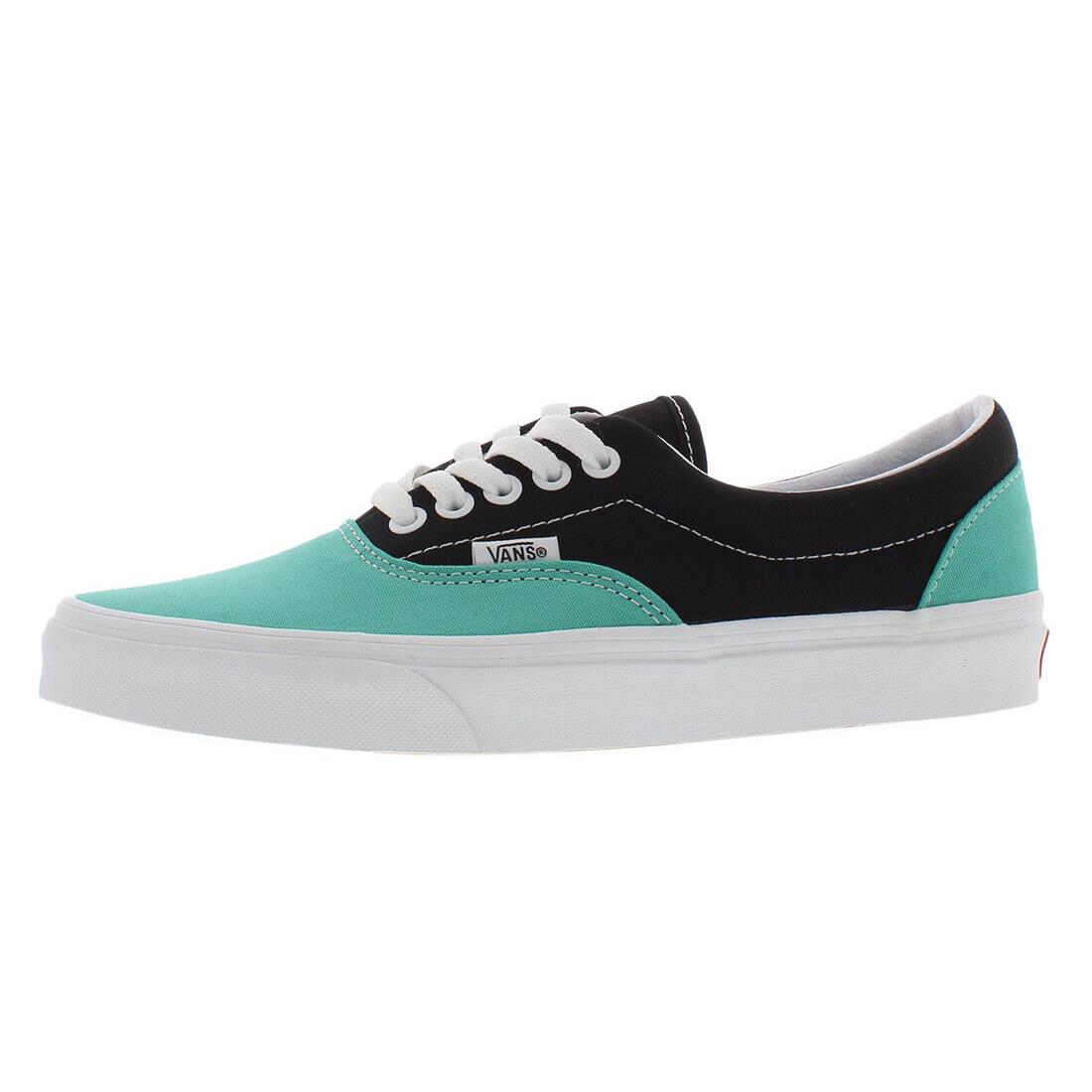 Vans Era Mens Shoes Size 6 Color: Black/teal - Black/Teal, Full: Black/Teal