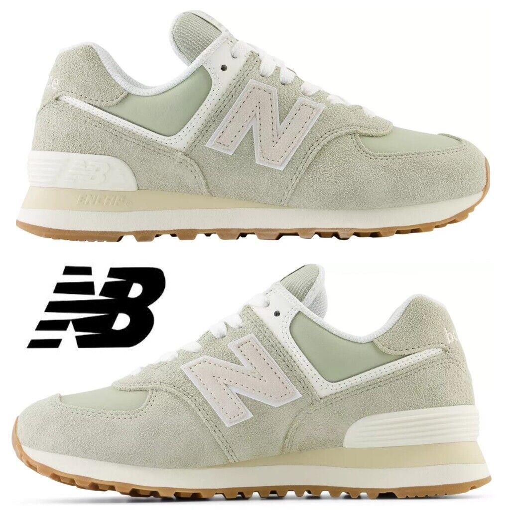 New Balance 574 Women`s Sneakers Casual Shoes Classic Running Sport Green