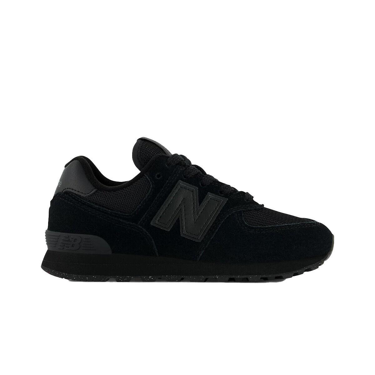 New Balance 574 Pre `school Black Casual Sneakers PC574EVE