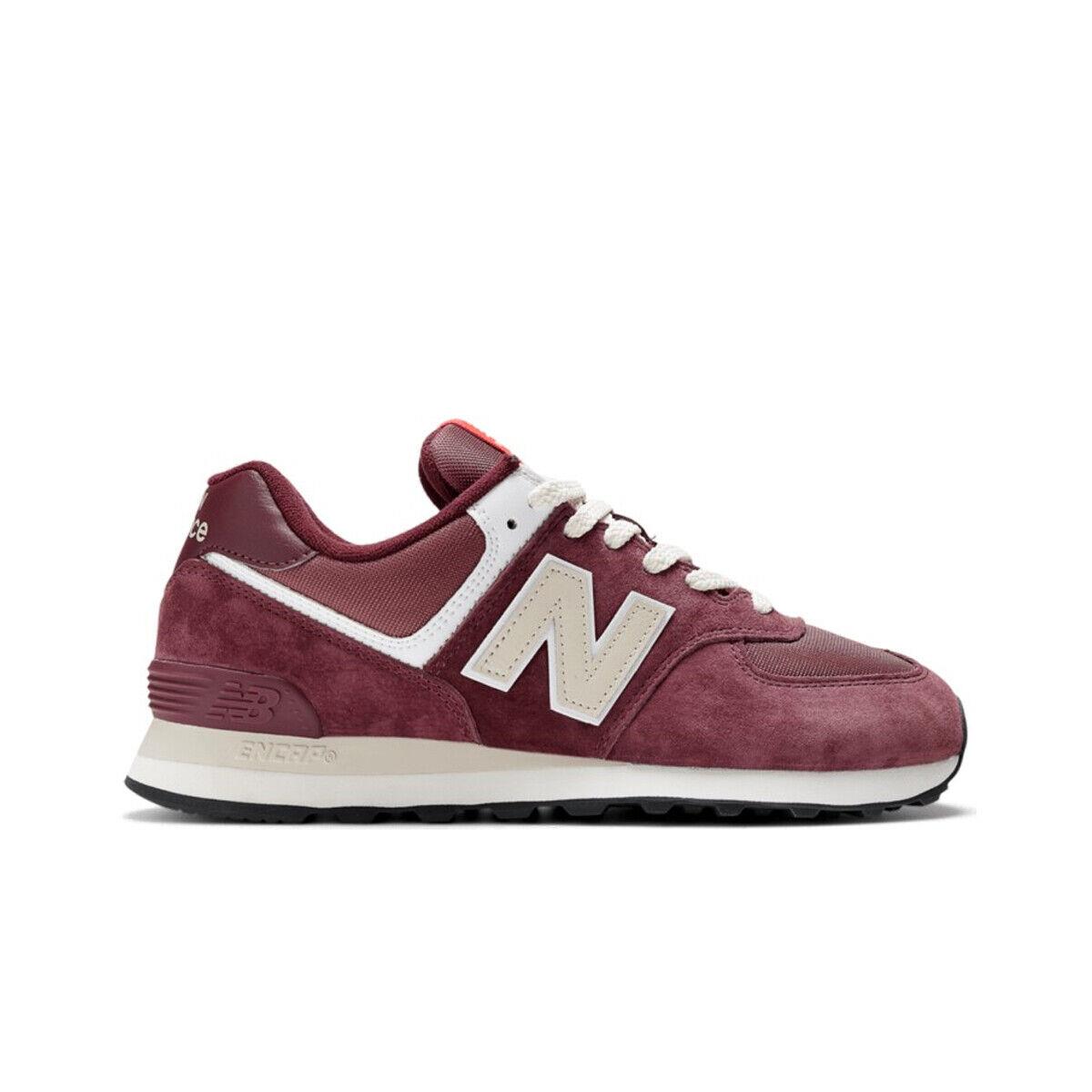 New Balance 574 Unisex Maroon Casual Sneakers U574HMG