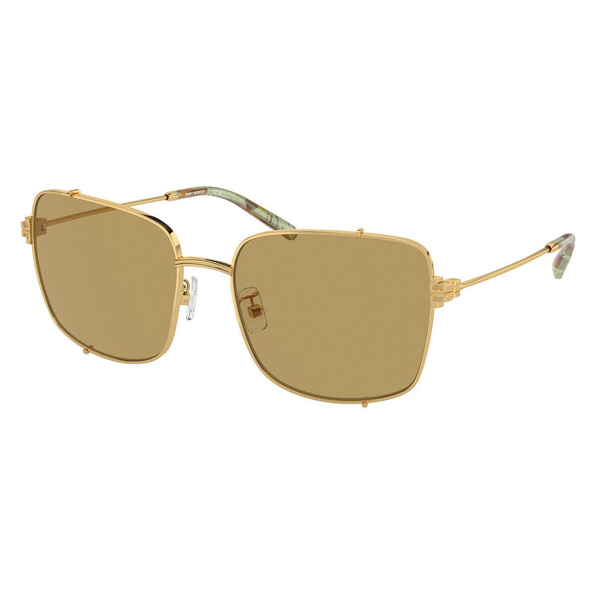 Tory Burch Women`s 56mm Shiny Gold Sunglasses TY6104-327873-56