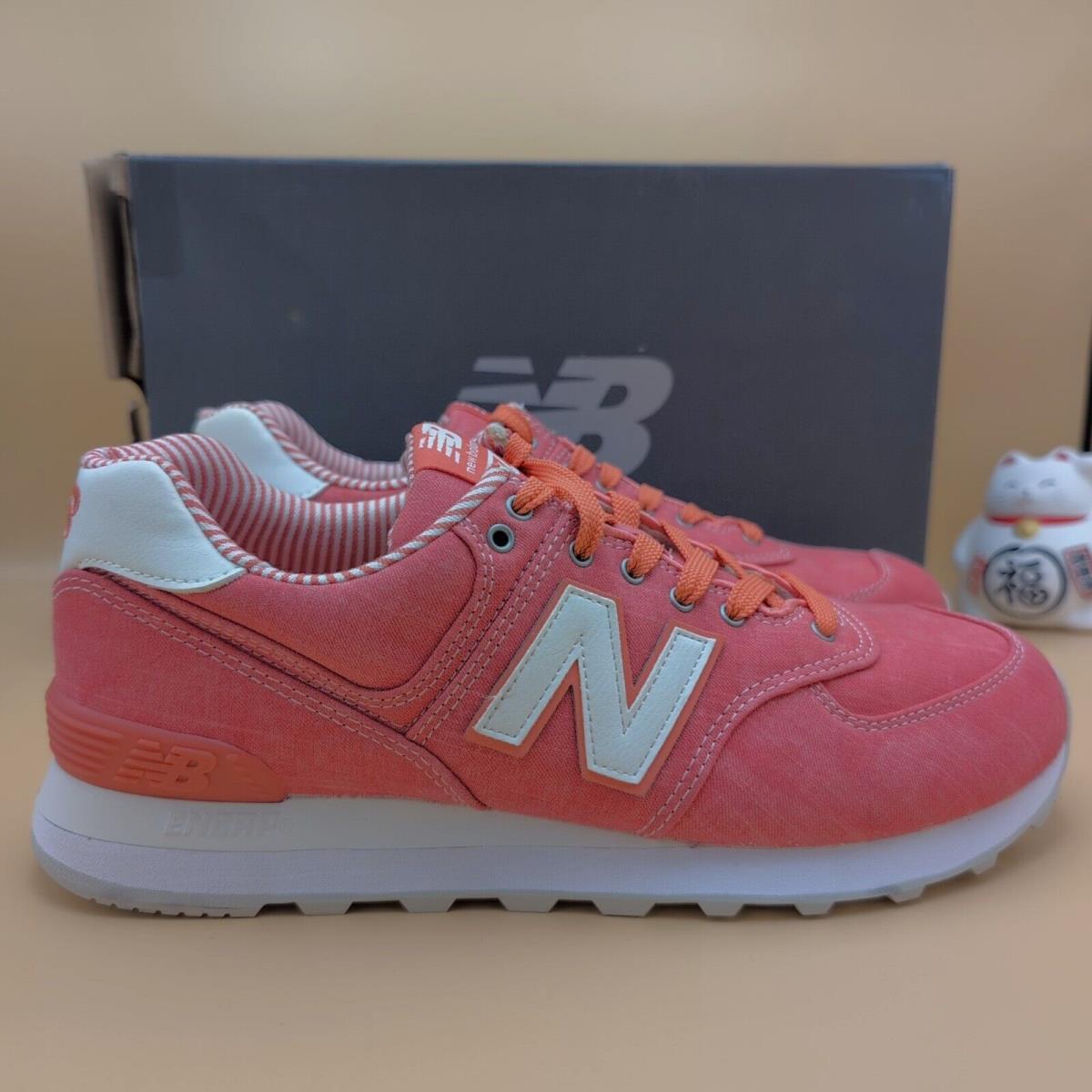 New Balance 574 `spiced Coral` Women`s Size 10.5 WL574CHE