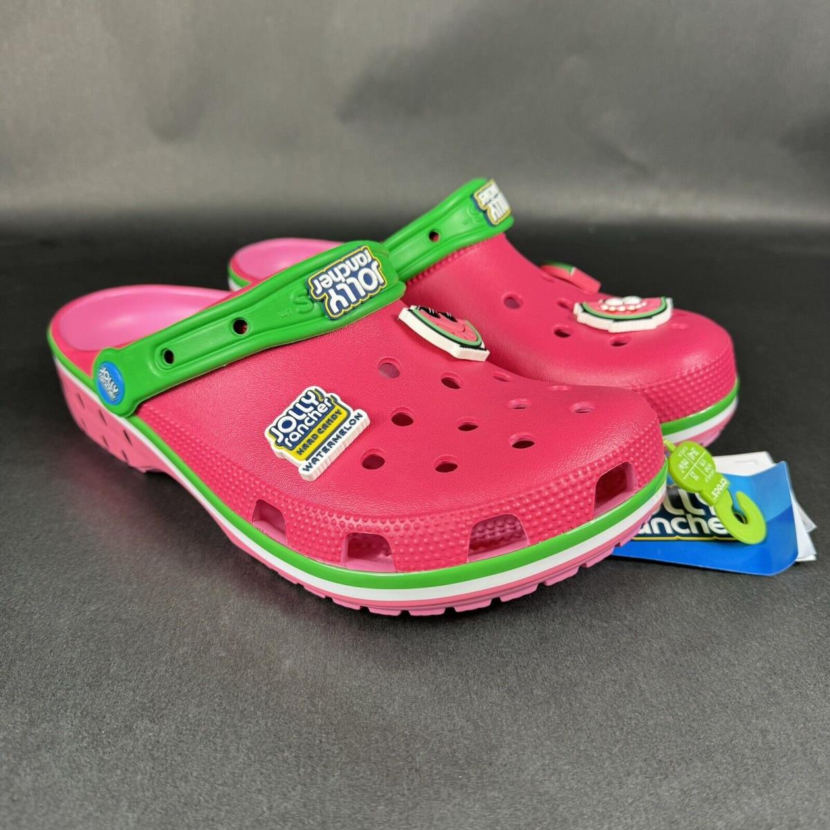 Crocs x Jolly Rancher Classic Clog 209316-669 Pink Watermelon Mens 7 Womens 9