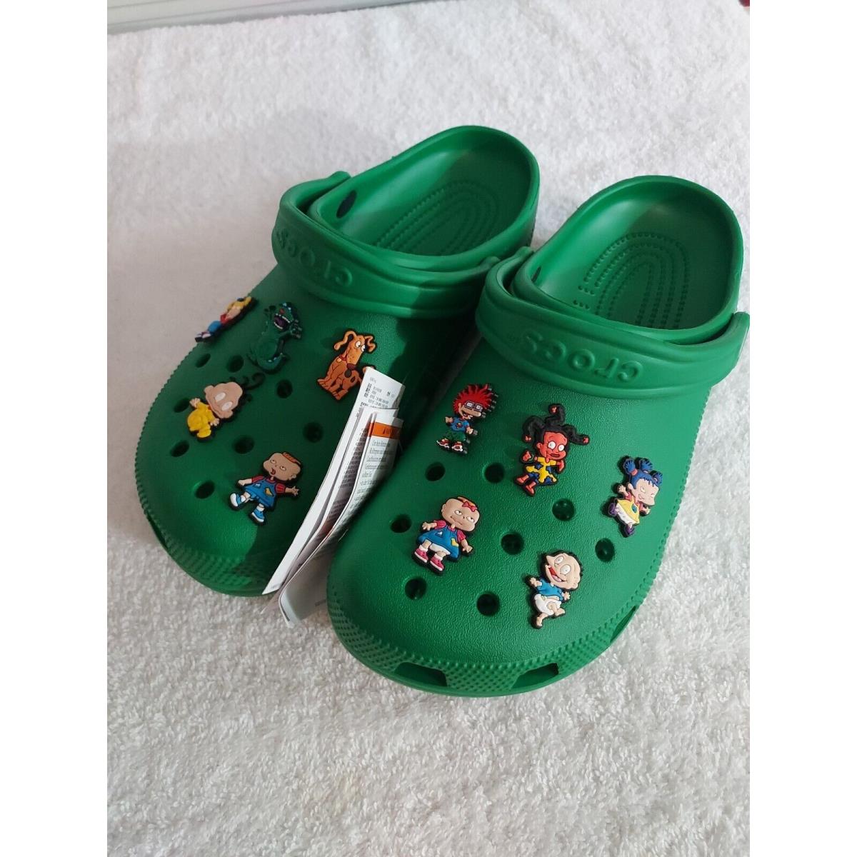 Wmns Crocs Size 10 Green Rugrats Clogs