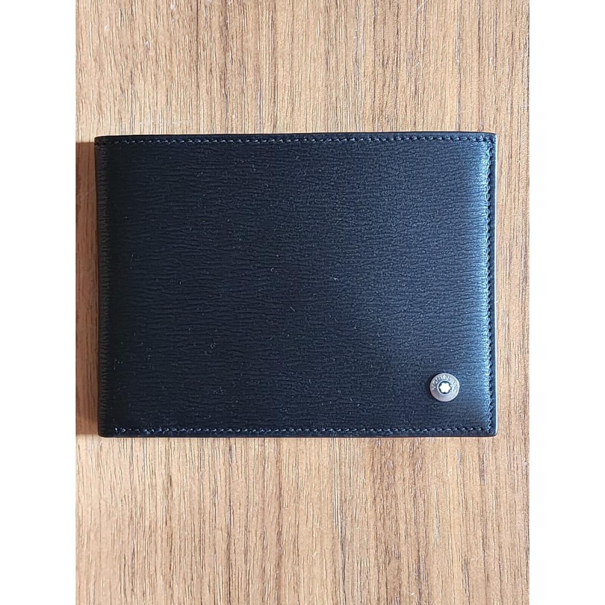 4810 Westside Montblanc Black Leather 6CC Card Wallet 38036