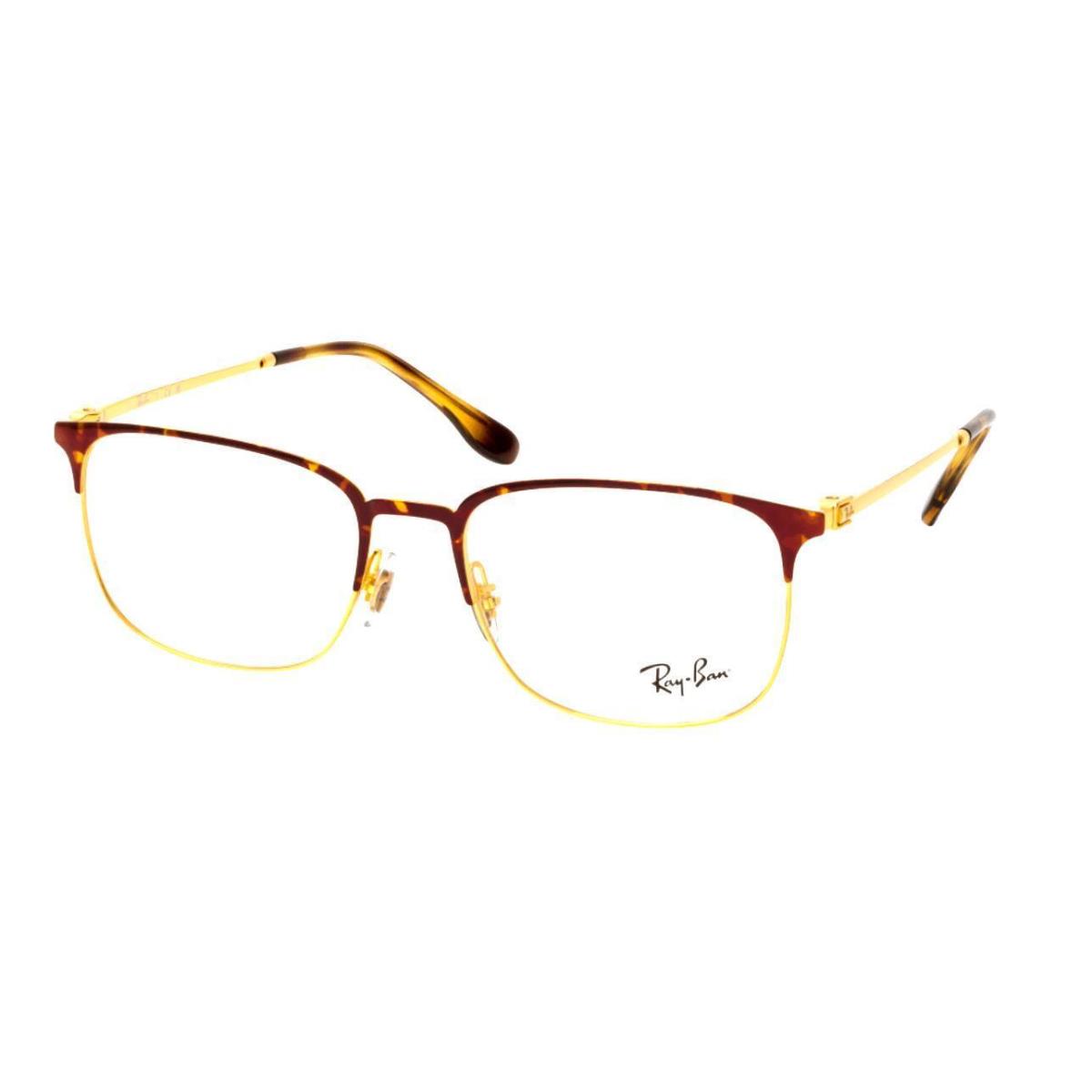 Ray-ban Classic Rx-able Eyeglasses RB 6494 2945 54-18 Gold Tortoise Frames