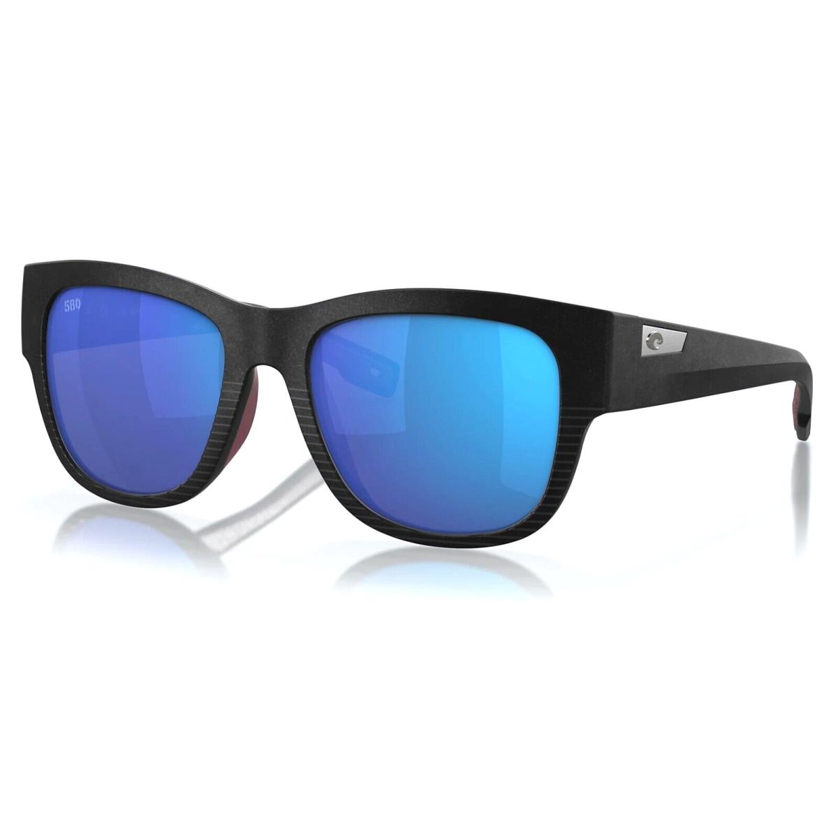 Costa Del Mar Caleta Polarized Sunglasses Net Black / 580G Blue Mirror Glass