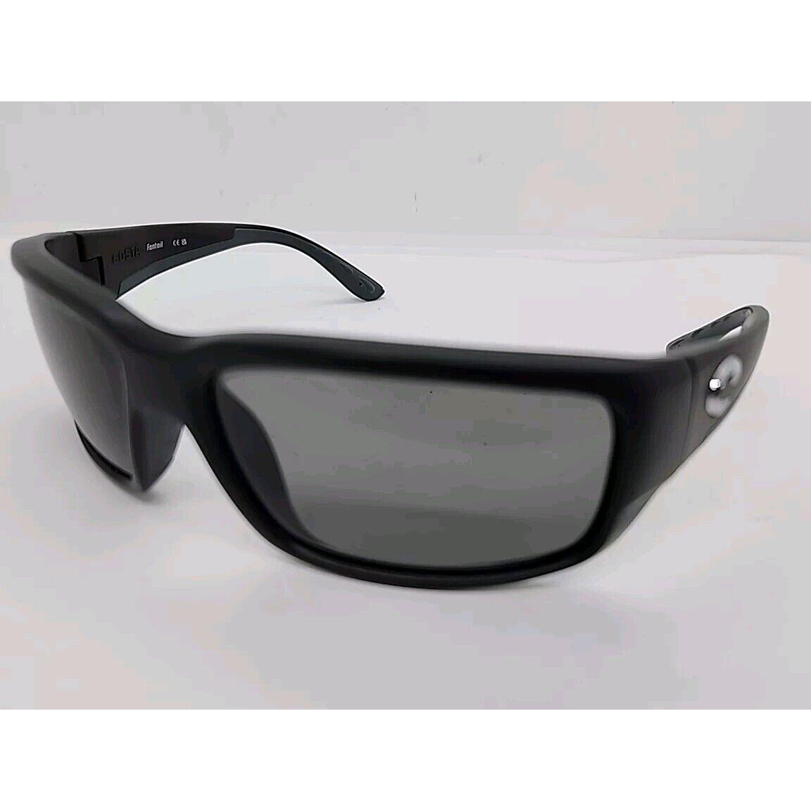 Costa Del Mar Sunglasses Fantail 0659006 Matte Black. Black Lenses