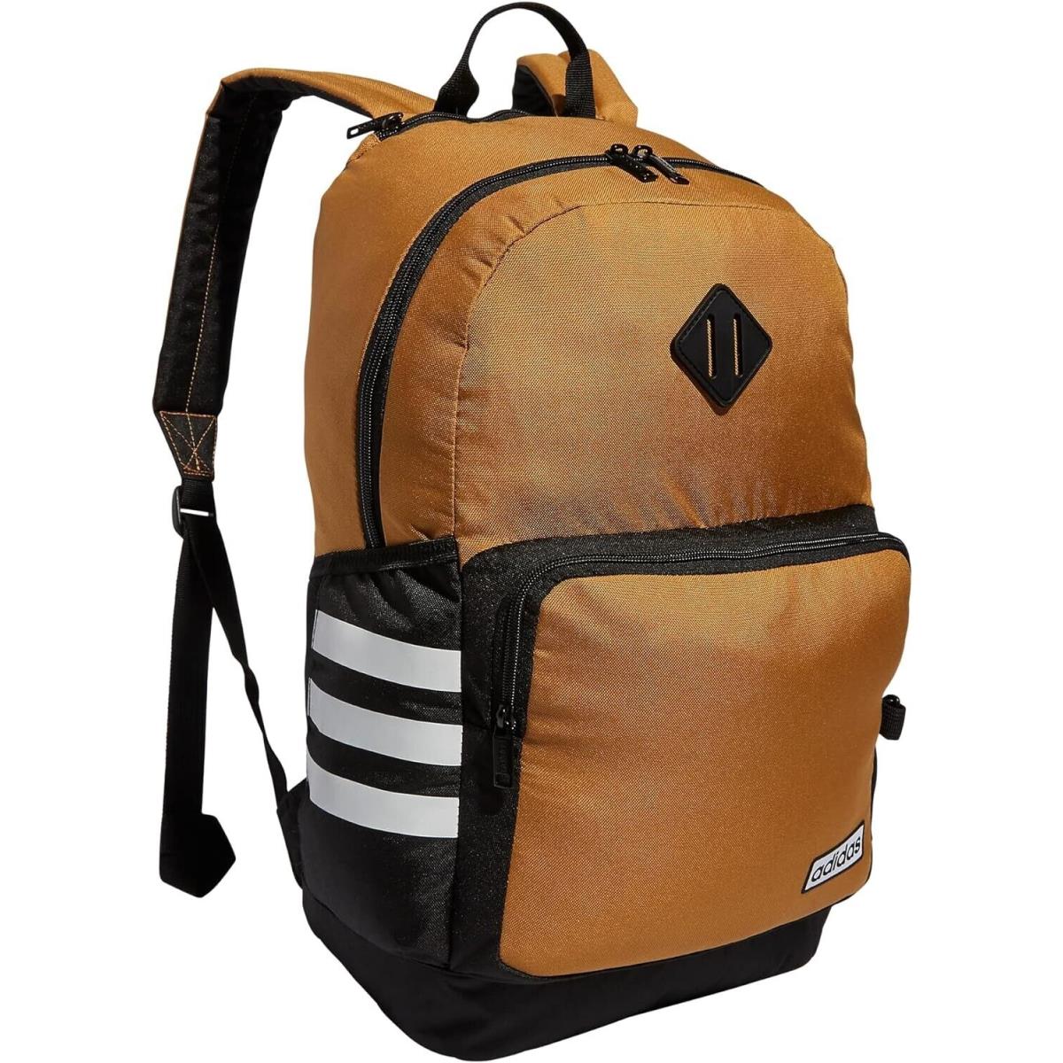 Adidas Classic 3S 4 Mesa Brown/black/white Laptop Unisex Backpack 5155194