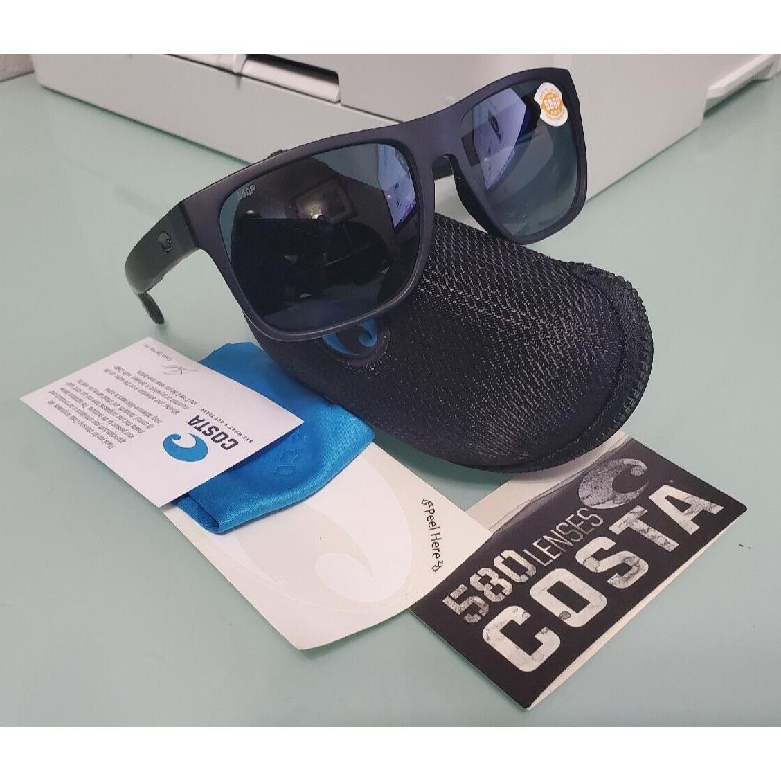 Costa Del Mar 06S9013 Spearo XL Matte Black/blue Polarized-580G Sunglasses