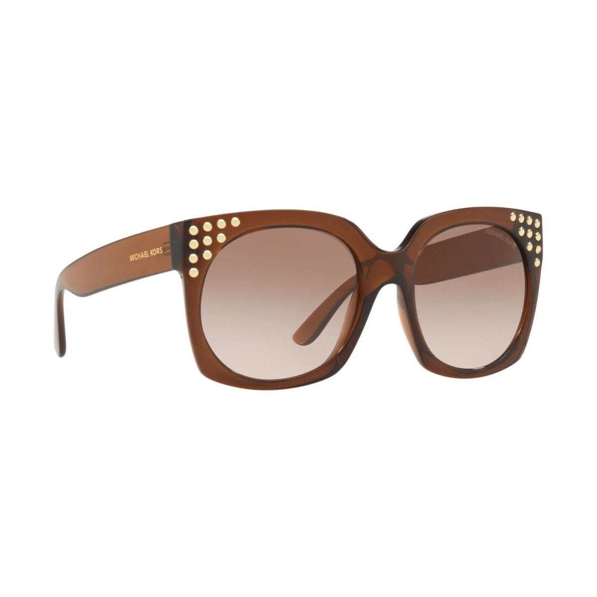 Michael Kors sunglasses  - Brown , Transparent brown and gold Frame, Brown grey Gradient Lens 8