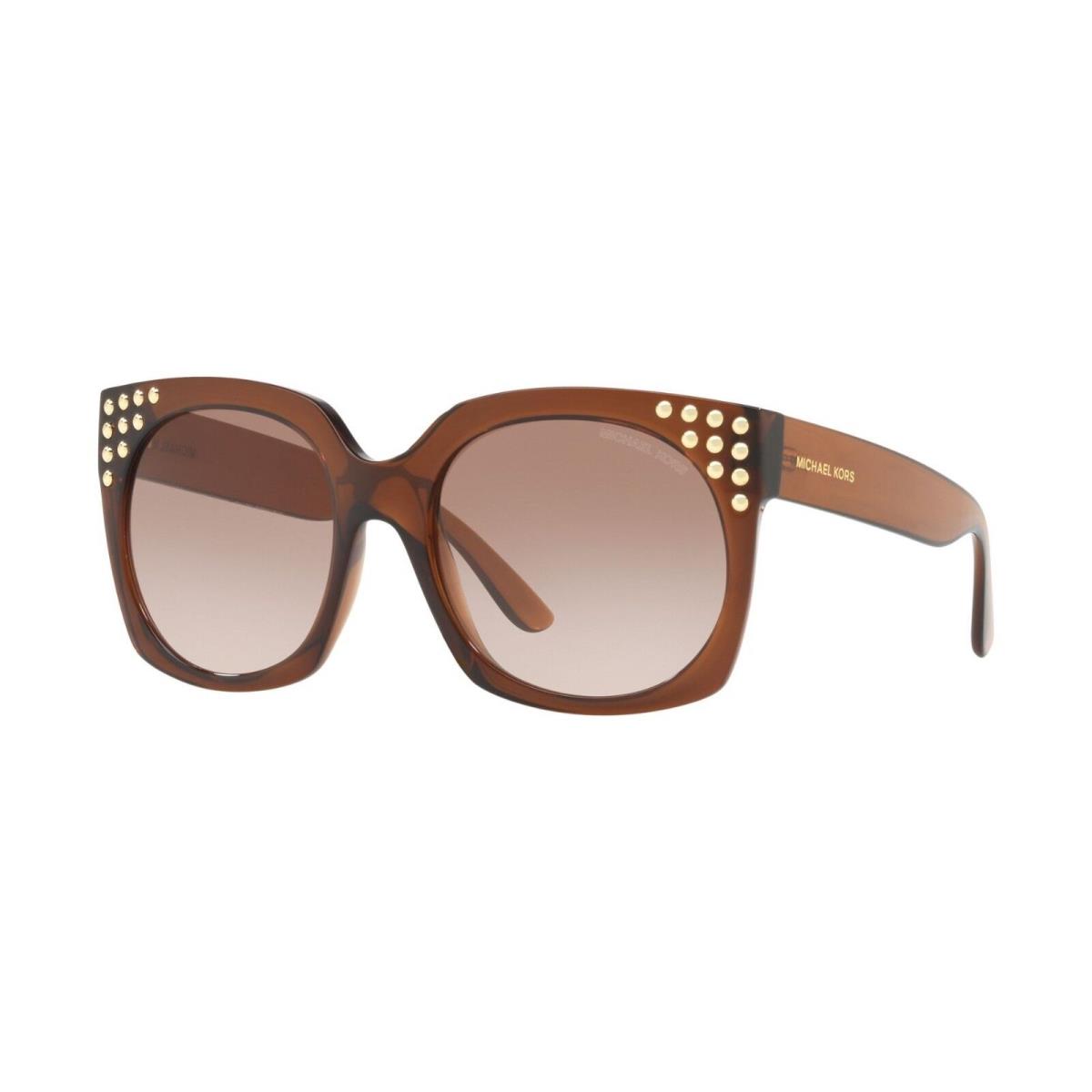 Michael Kors sunglasses  - Brown , Transparent brown and gold Frame, Brown grey Gradient Lens 2