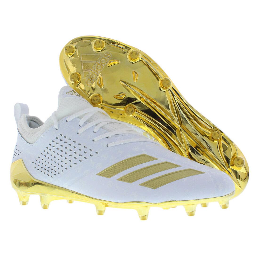 Adidas Adizero 5-Star 7.0 Mens Shoes Size 13.5 Color: White/metallic Gold