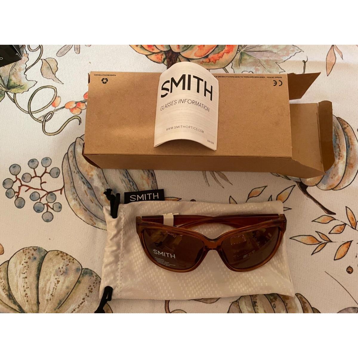 Smith Monterey Lady Cateye Sunglasses Crystal Tobacco/chromapop Polarized Brown