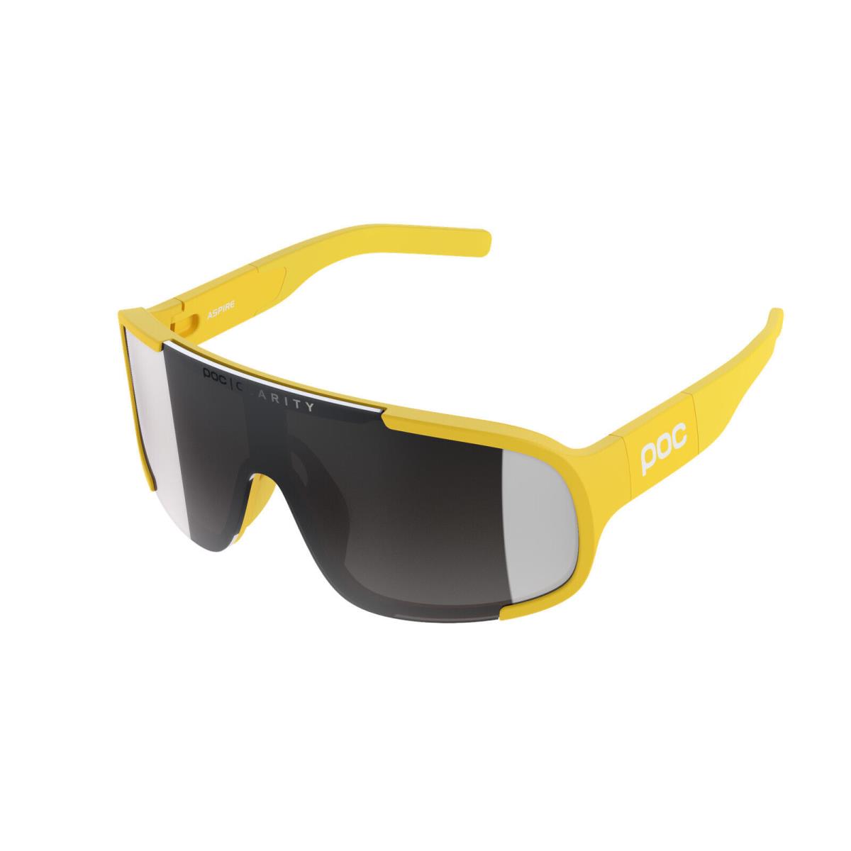 Poc Aspire Performance Cycling Sunglasses AventurineYellow/SilverMirror