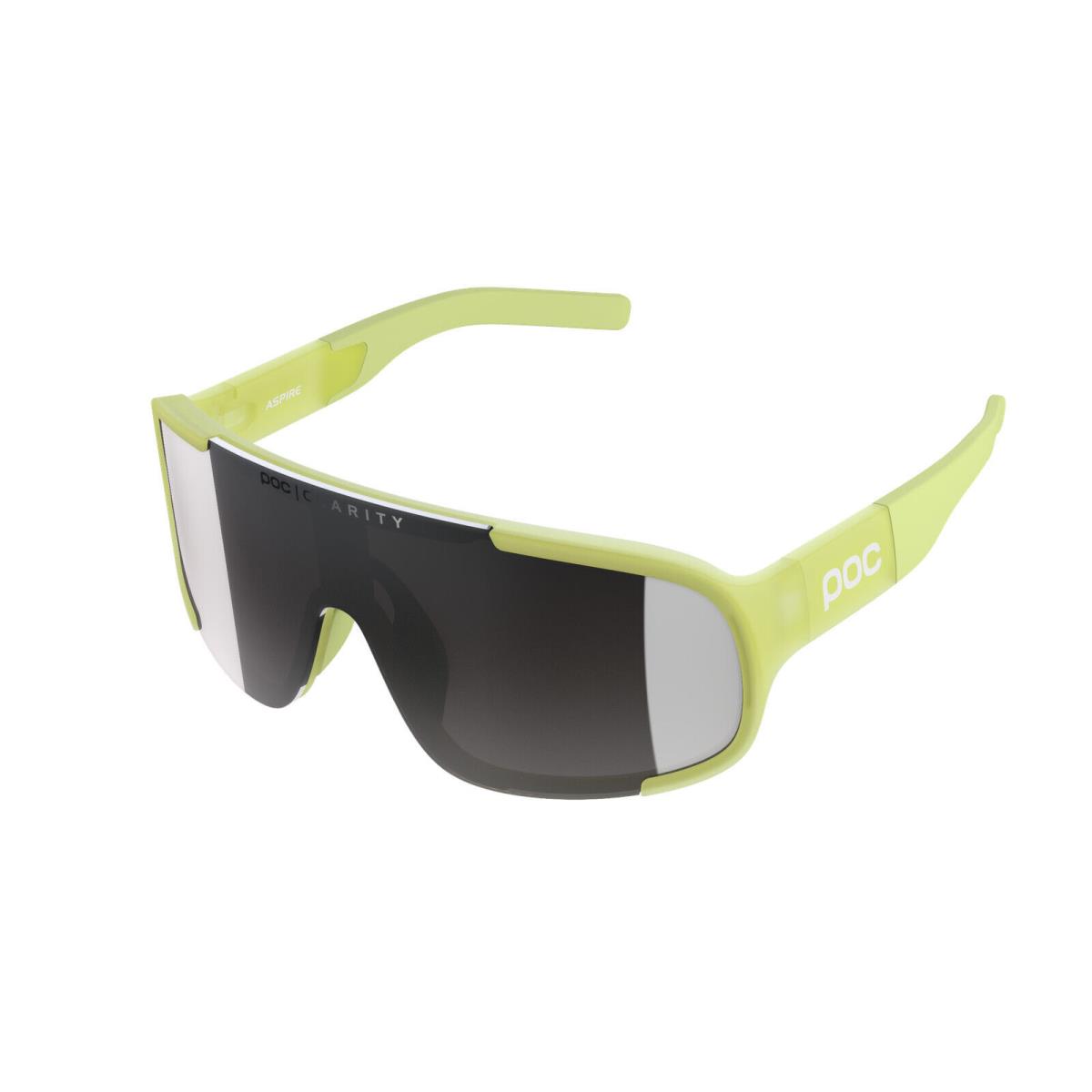 Poc Aspire Performance Cycling Sunglasses LemonCalciteTrans/SilverMirror