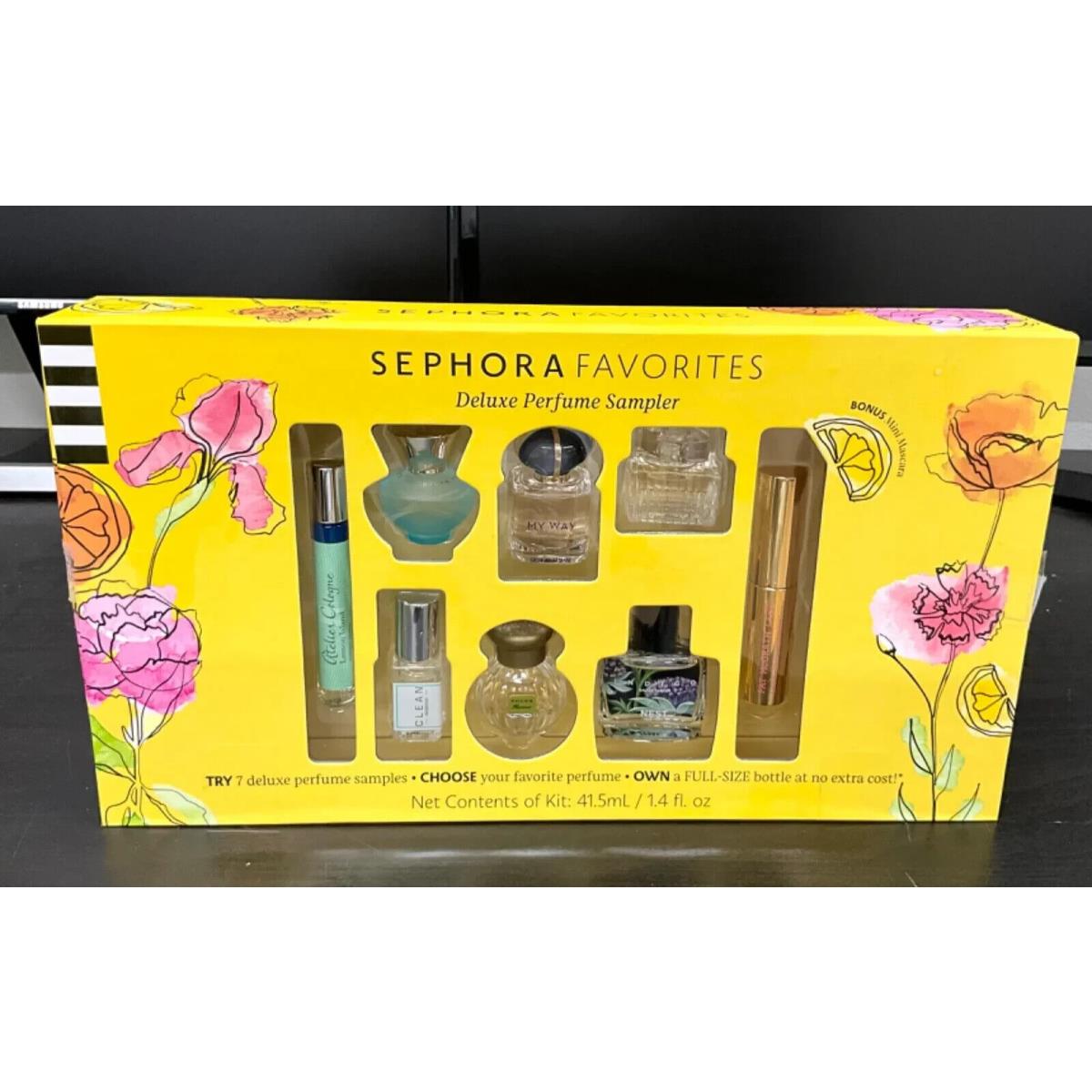 Sephora Favorites Deluxe Perfume Sampler 8pc Set NO Certificate