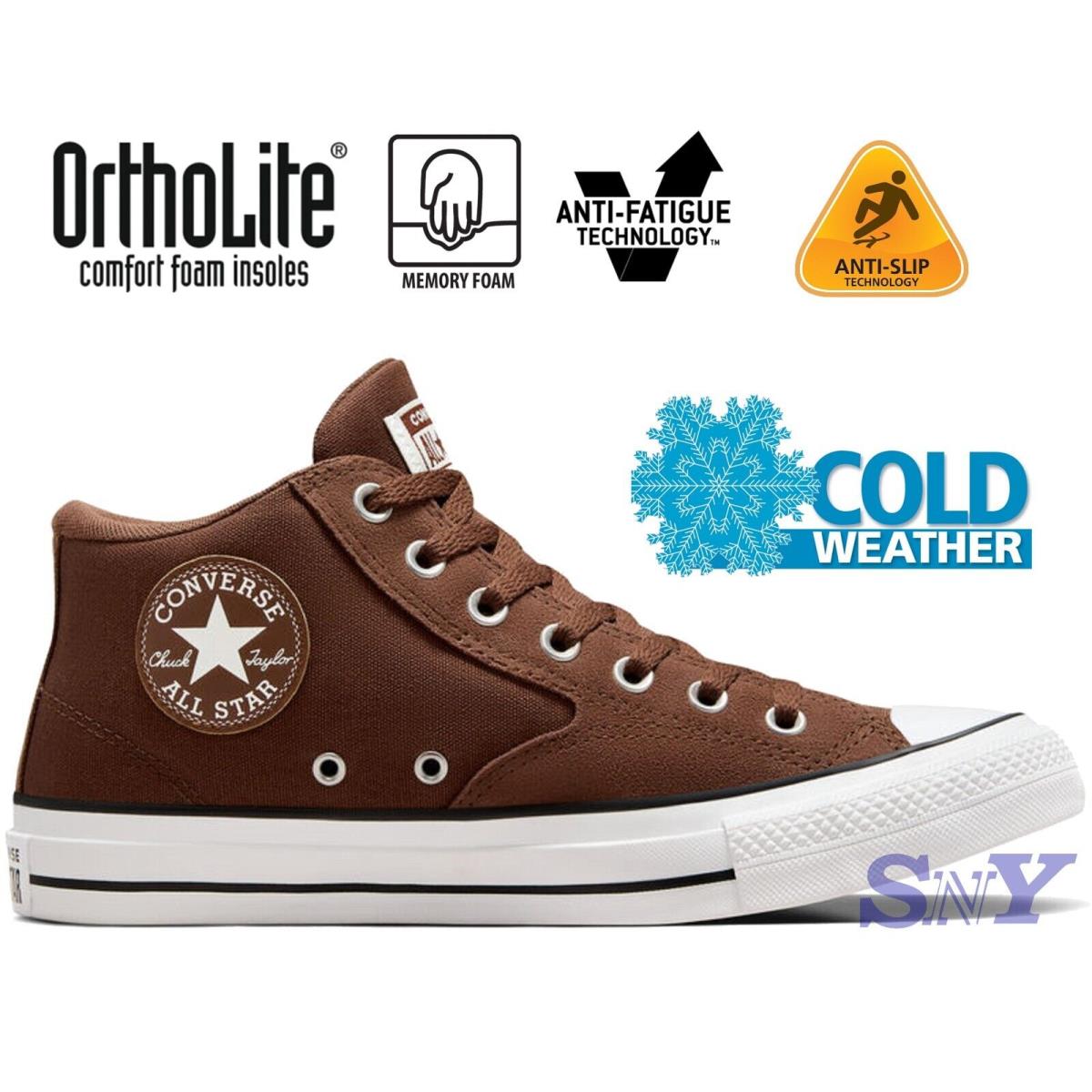 Converse Men`s Chuck Taylor All Star Malden Street Mid Shoes Ortholite Insole