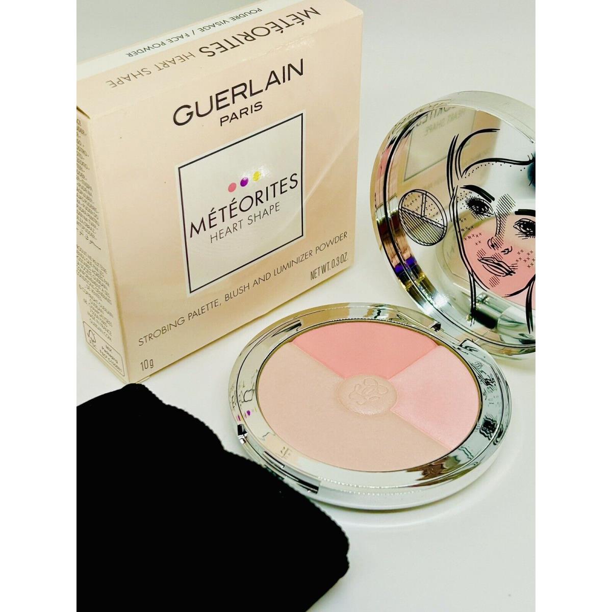 Guerlain Météorites Paris - M T Orites Strobing Face Palette Heart Shape - Rare Find