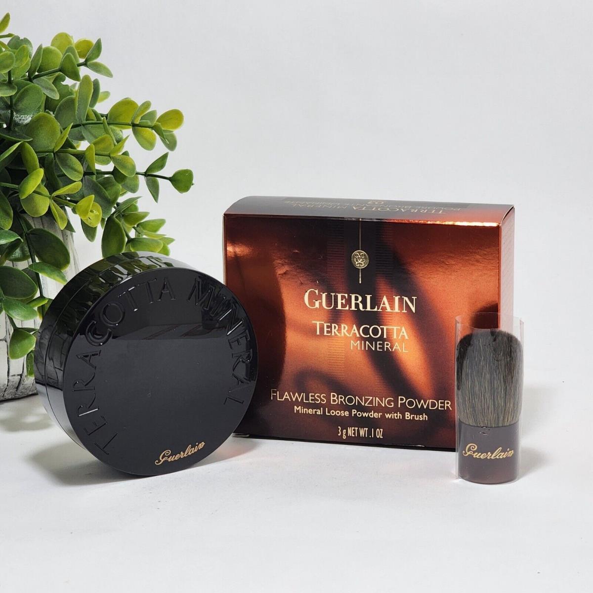 Guerlain Terracotta Mineral Flawless Bronzing Powder with Brush 03 Dark