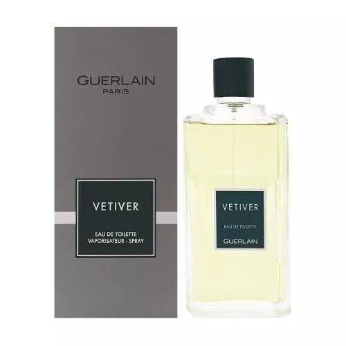 Men Guerlain Vetiver 3.3FLoz 100 ml Eau de Toilette Old Packaging