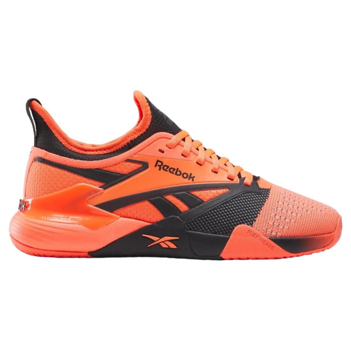 Men Reebok Nano Court Tennis Pickleball Shoes Sneakers Orange Black 100205030