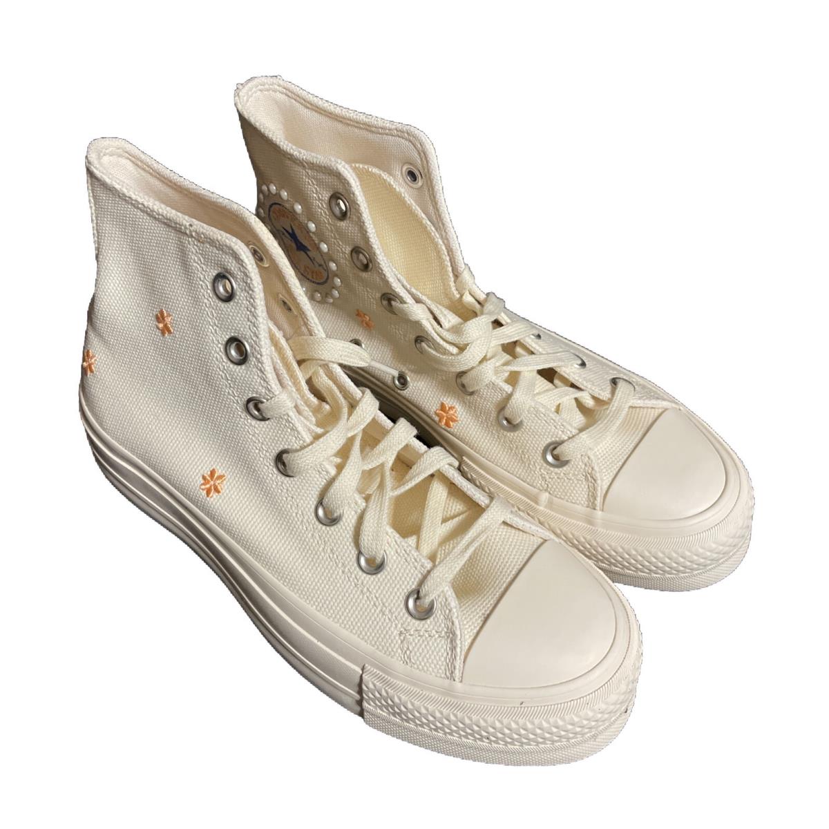 Size 7 - Converse Chuck Taylor All Star Lift Platform High Pearls A05972c