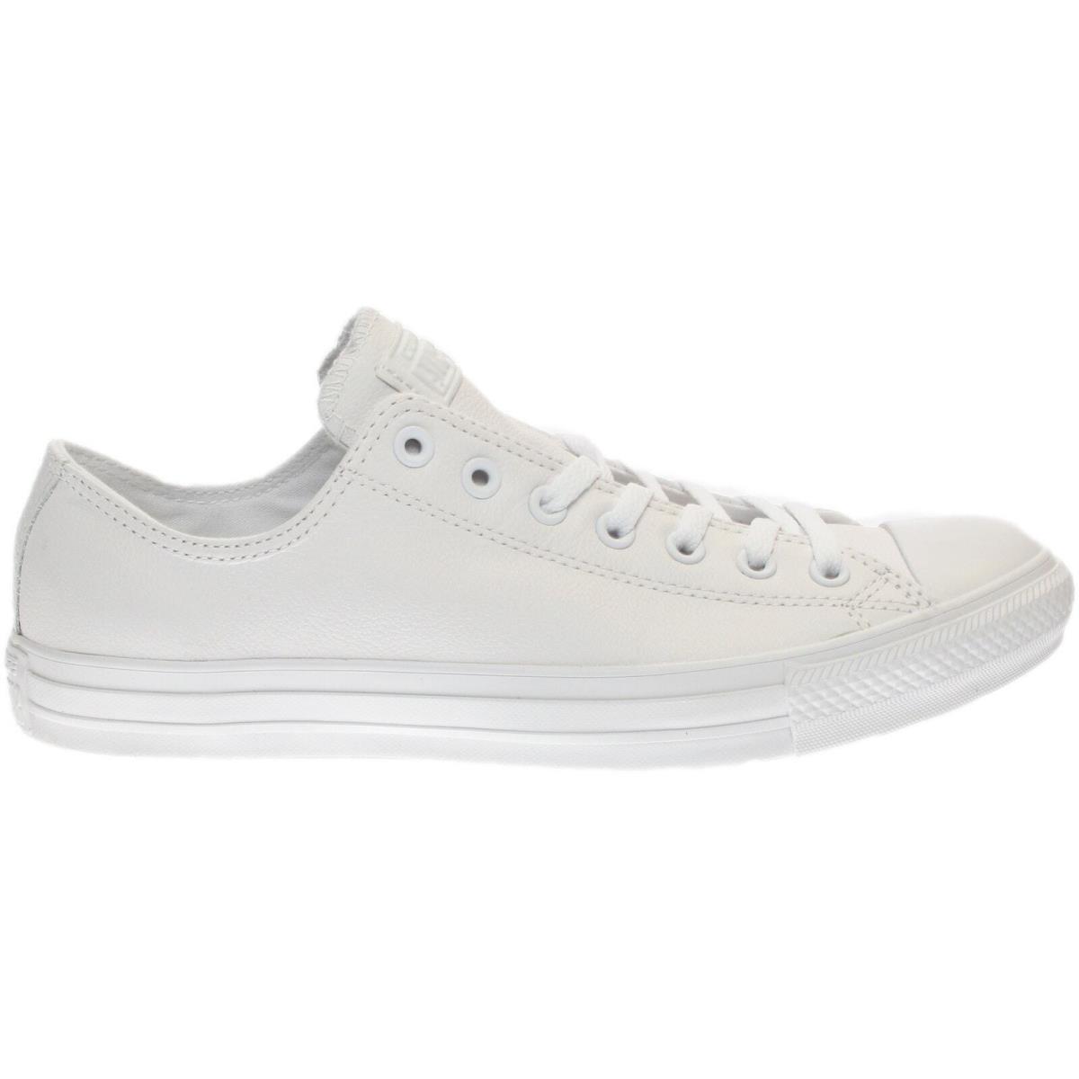 Converse Unisex Leather Low Top Sneakers 12.5W /10.5M US