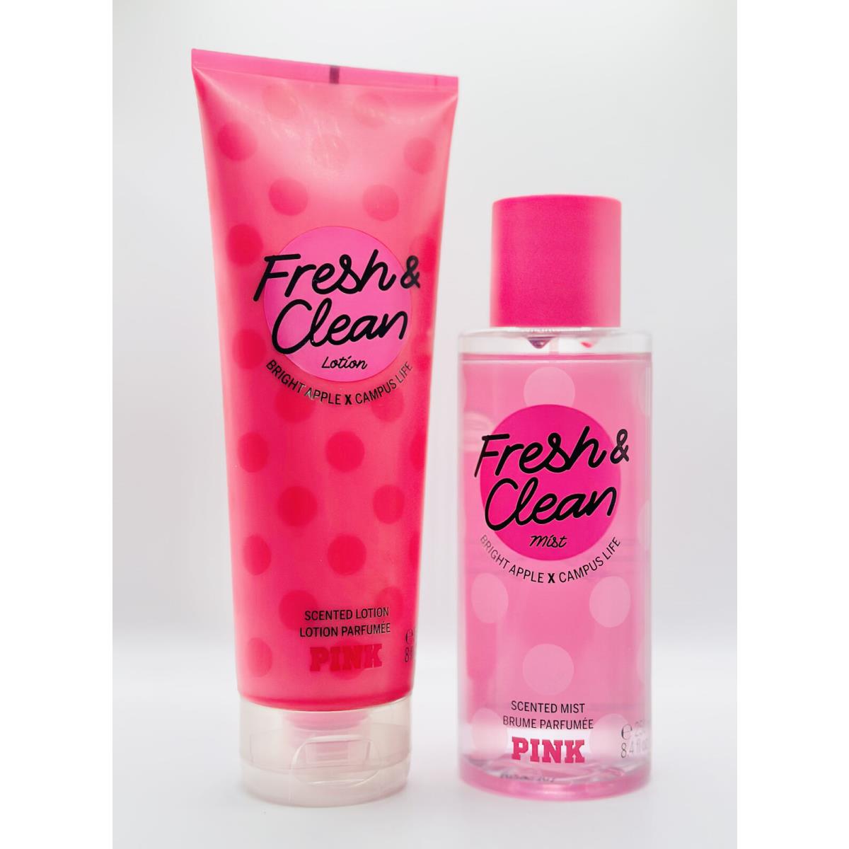 Victoria s Secret Pink Fresh Clean Mist and Lotion Set