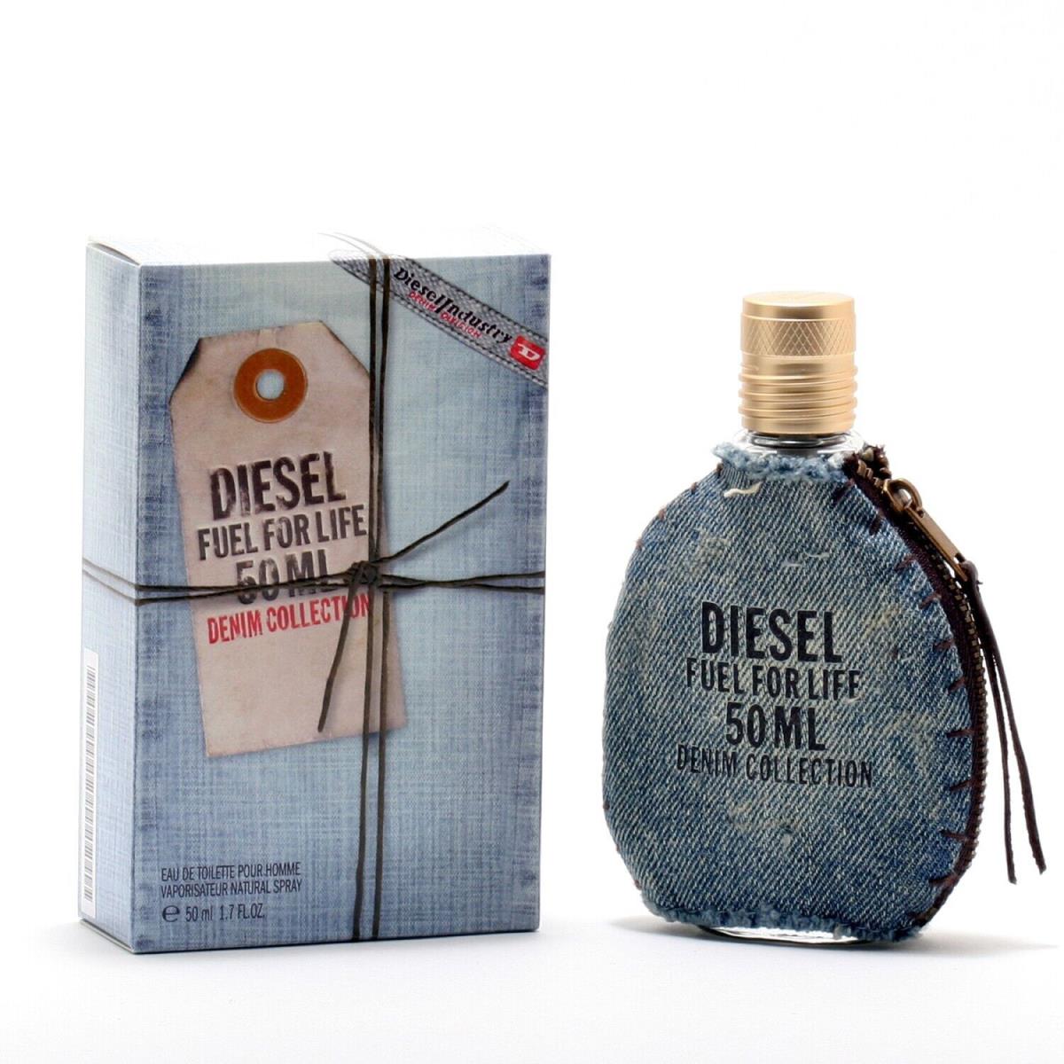 Diesel Fuel For Life Denim Col Edt 1.7 FL Oz/ 50 ML Natural Spray NO Plastic