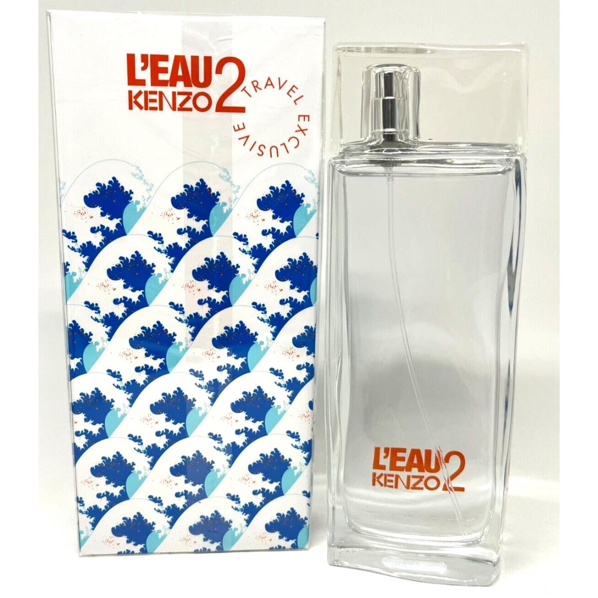 L`eau 2 Kenzo by Kenzo Travel Exclusive 3.3 oz Edt Men`s Cologne