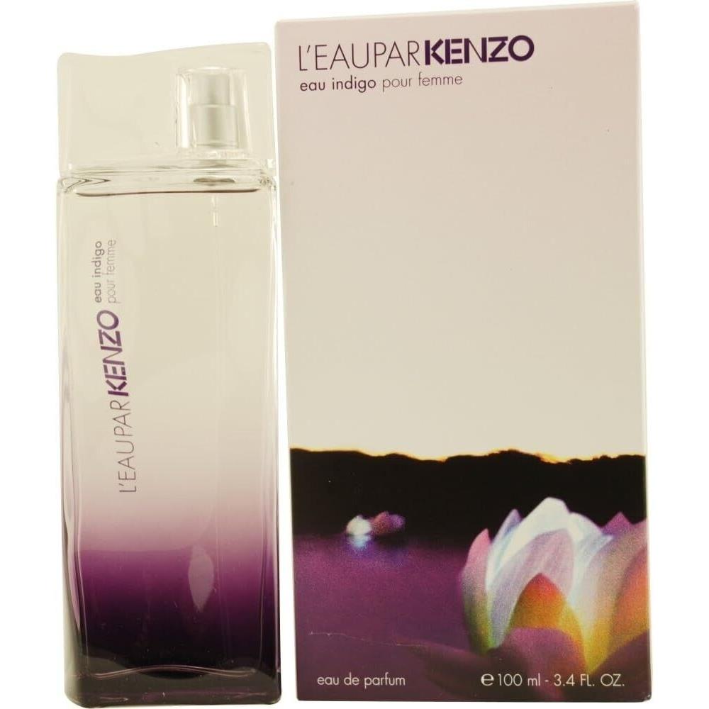 L`eau Par Kenzo Eau Indigo Pour Femme 3.4 oz Eau de Parfum Spray