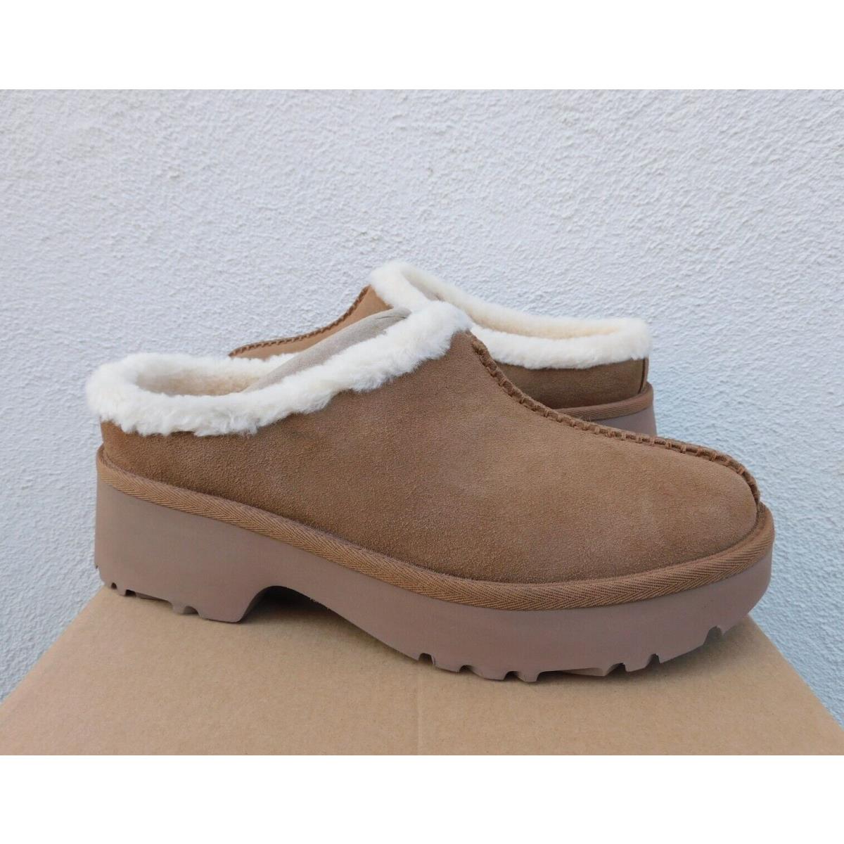 Ugg New Heights Cozy Clog Suede/ Wool 2 Heights Cozy Clog Platform Shoes Women US 8/ Eur 39