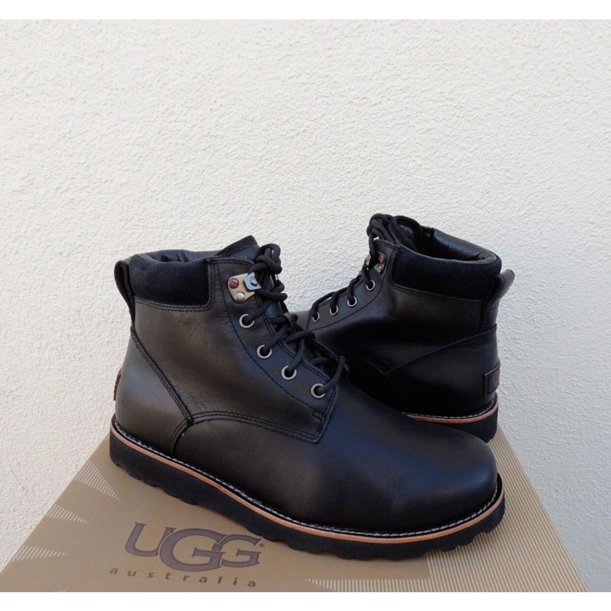 Ugg Seton TL Black Waterproof Leather/ Sheepwool Snow Boots US 13/ Eur 46