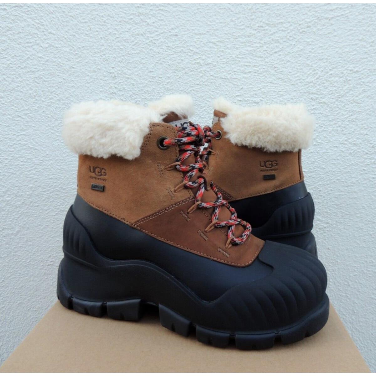 Ugg Chestnut Adiroam Hiker Waterproof Winter Boots Women US 8.5/ Eur 39.5