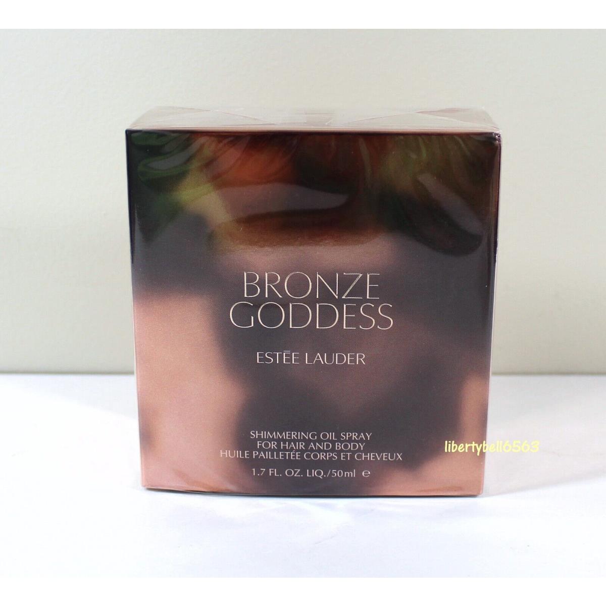 Estee Lauder Bronze Goddess Shimmering Oil Spray For Hair Body 1.7oz Box