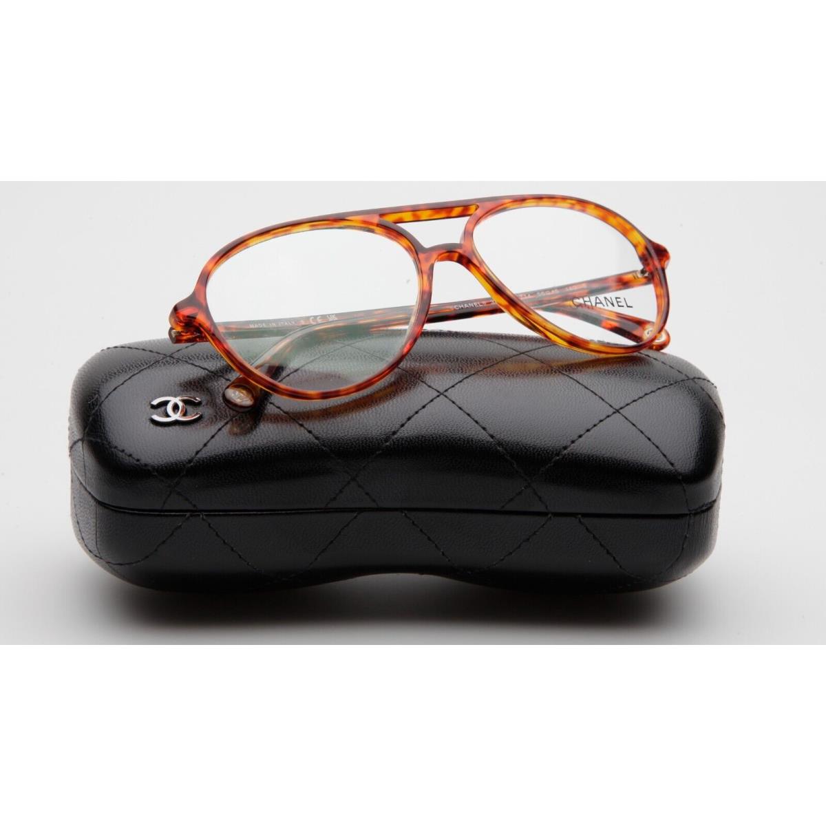 Chanel 3433 c.714 Tortoise Eyeglasses Frame 56-15-140mm B44mm Italy