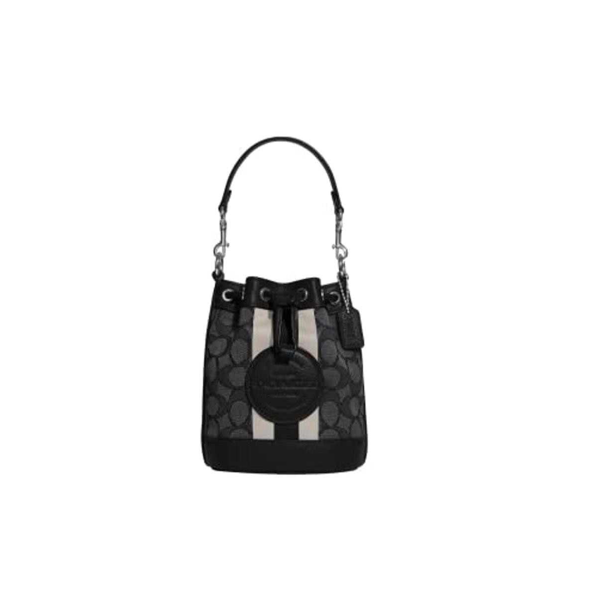 Coach Women`s Mini Dempsey Bucket Bag - Smoke Black