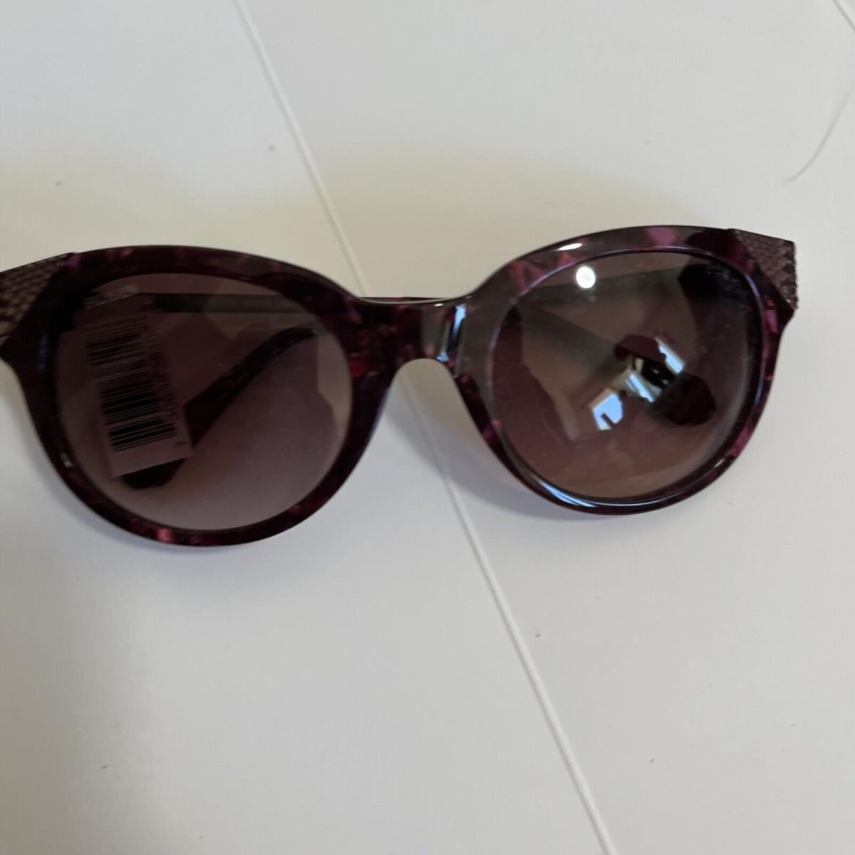 Balmain France 53mm Round Sunglasses BL2082B03 Burgundy