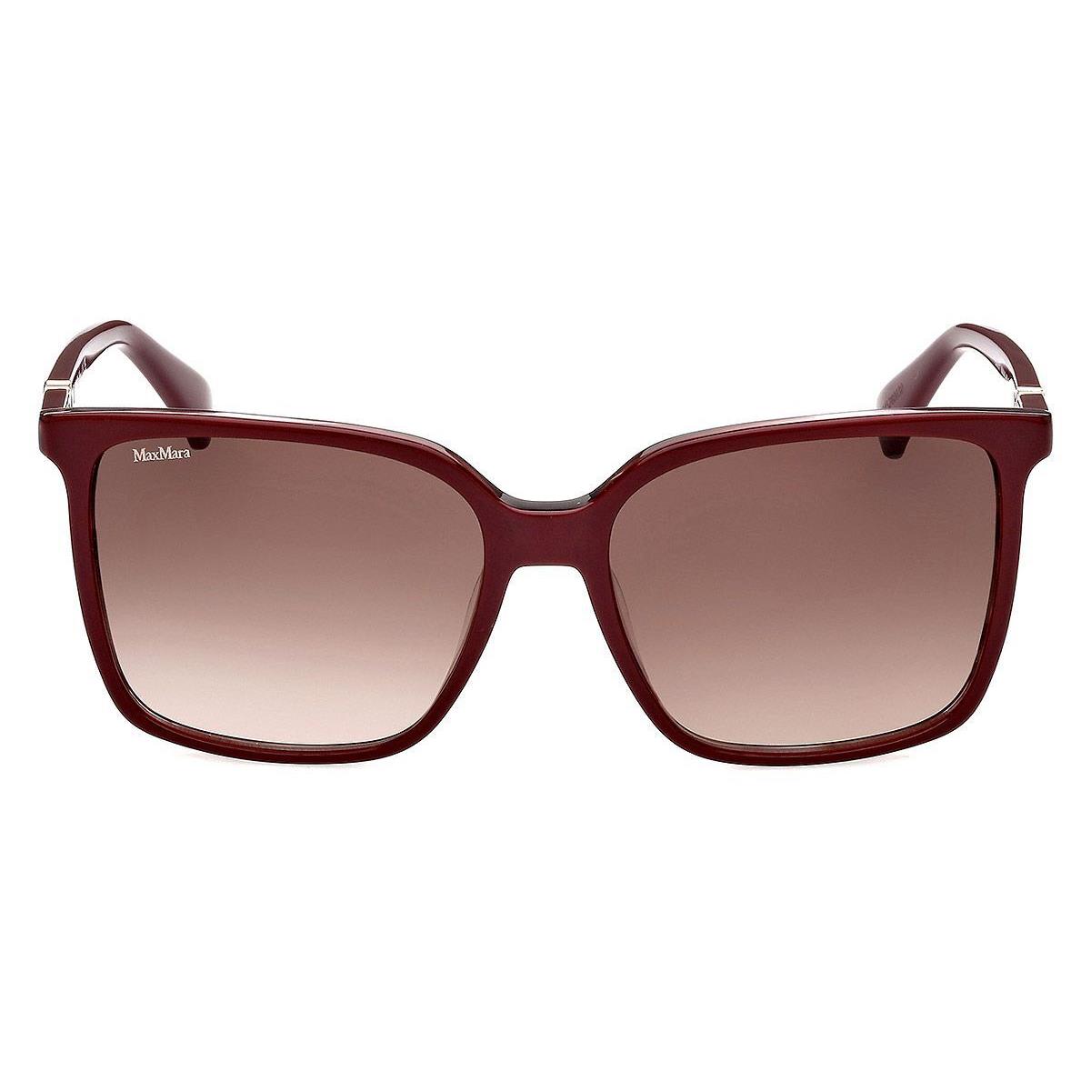 Max Mara MM0046 Sunglasses Women Bordeaux 57mm