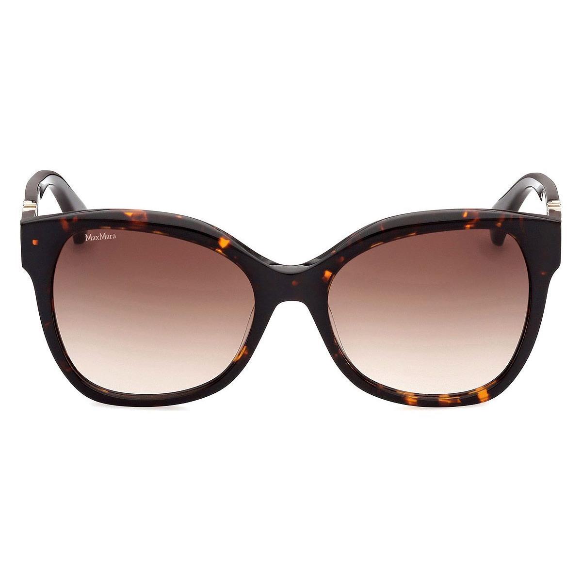 Max Mara MM0014 Sunglasses Women Dark Havana 56mm