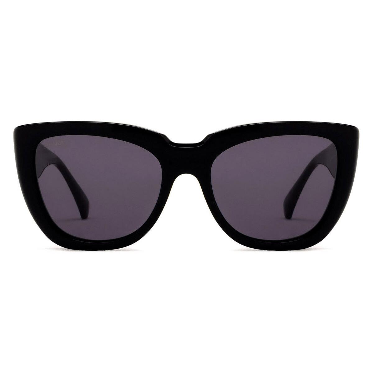 Max Mara MM0090 Sunglasses Women Shiny Black 54mm