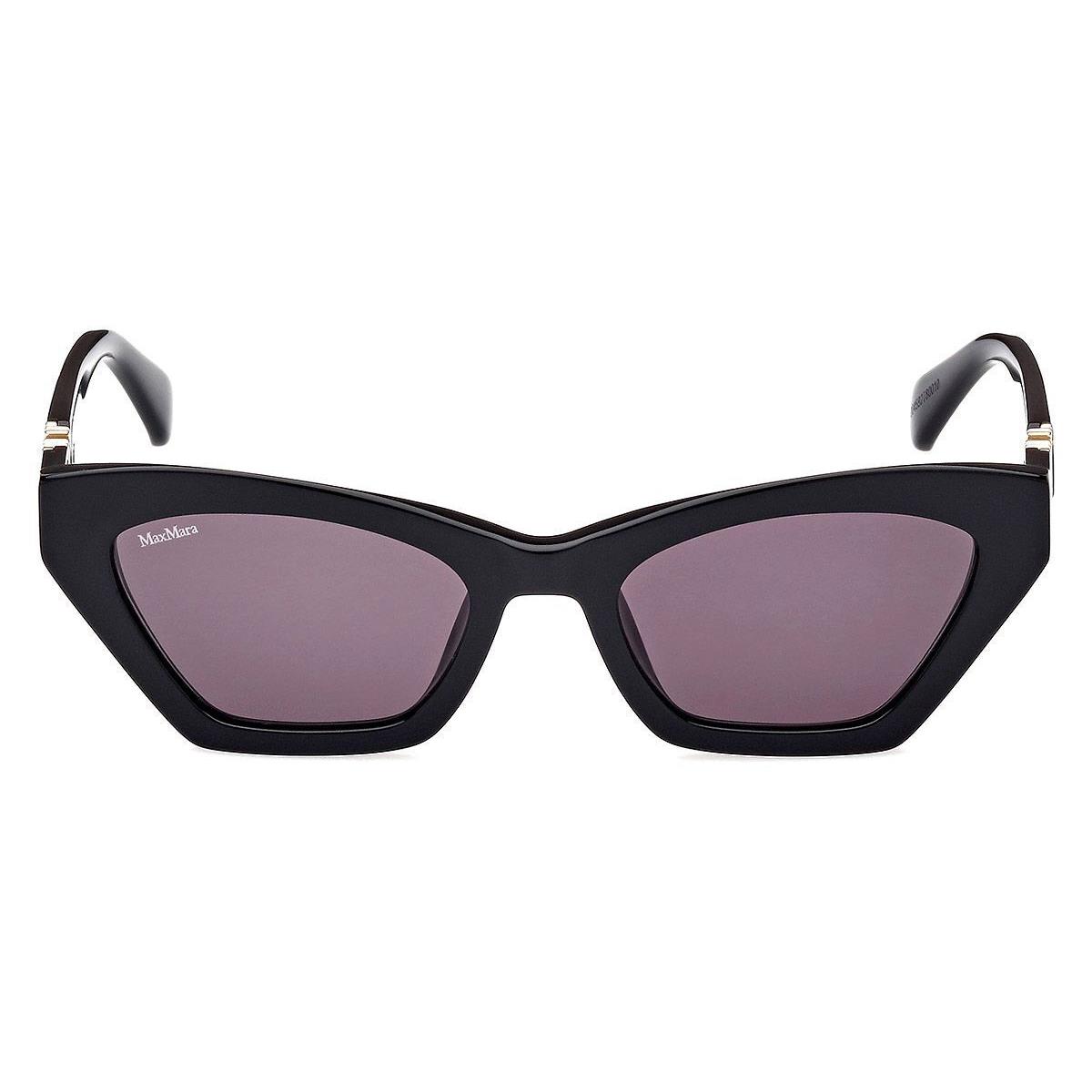 Max Mara MM0057 Sunglasses Women Shiny Black 52mm